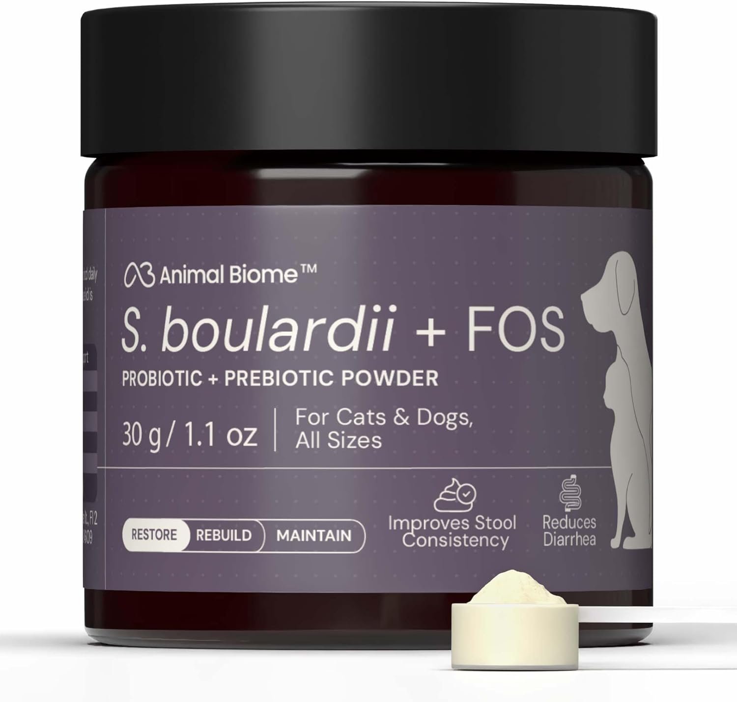 Animal Biome S. Boulardii + FOS Powder Probiotics