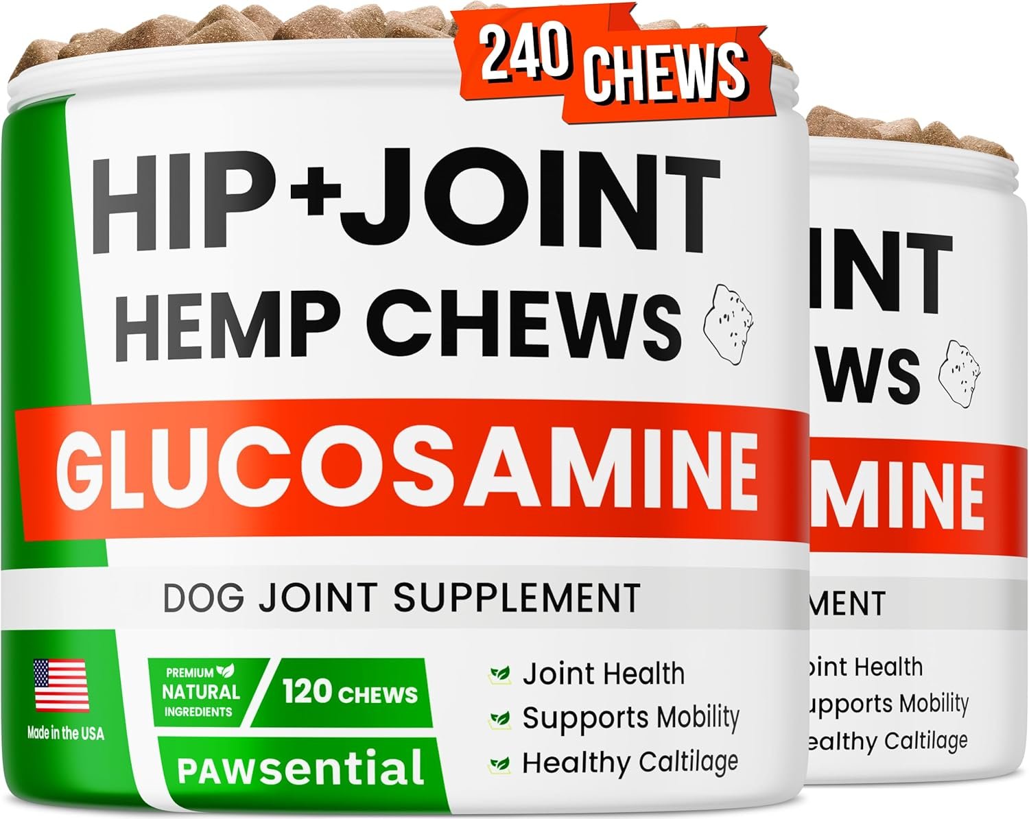 Pawsential ADVANCED Hemp Hip & Joint Supplement