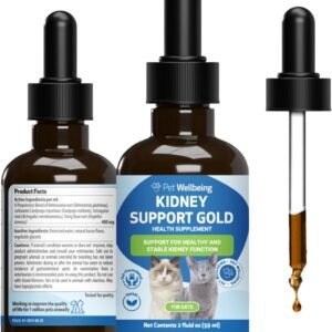 Pet Wellbeing Kidney Support Gold for Cats