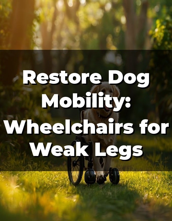 Restore Dog Mobility: Wheelchairs for Weak Legs