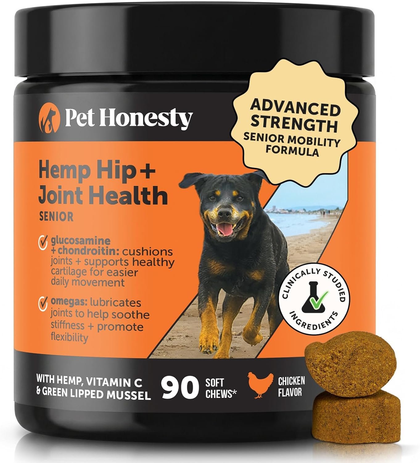 Senior Hemp Hip and Joint Supplement for Dogs