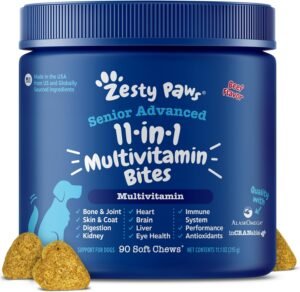 Zesty Paws Senior Multivitamin for Aging Dogs
