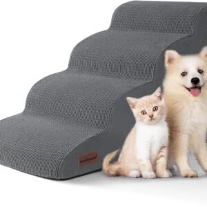 Aodisman 4-Step Dog Stairs