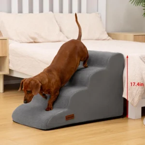 Aodisman 4-Step Dog Stairs view 5