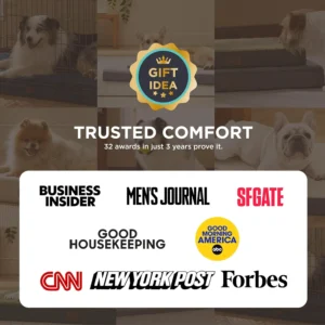 Bedsure Dog Beds Large Sized Dog - Comfy Flat Pet Beds with Removable Washable Cover, Orthopedic Egg Crate Foam Puppy Mat, Suitable for Pet Up to 65 lbs view 2