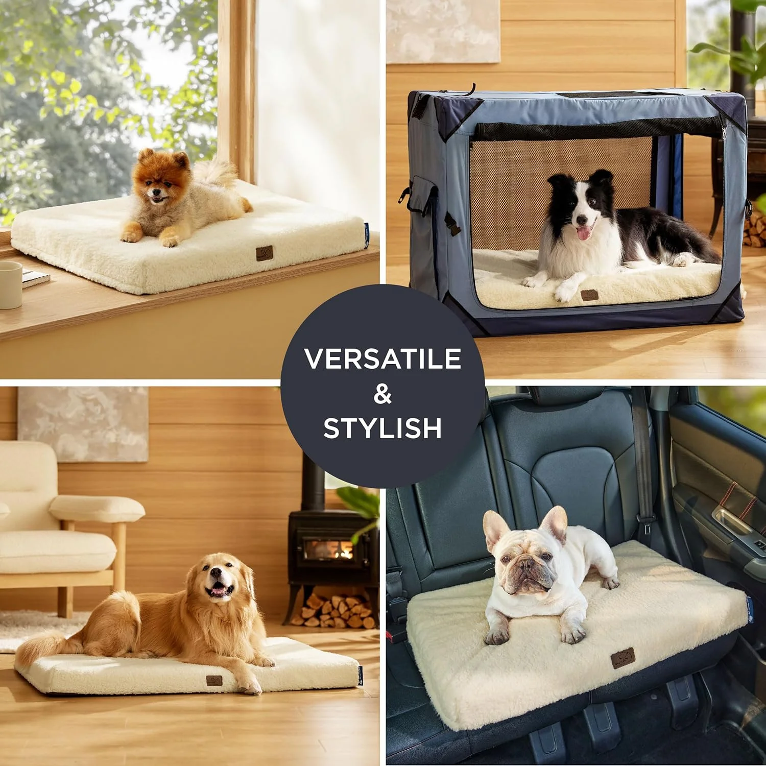 Removable and washable cover of Bedsure Self Warming Dog Bed
