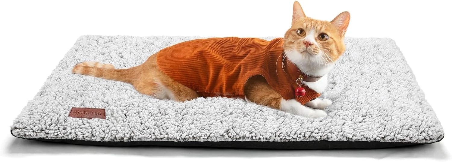 Close-up of CozyWarm Self-Heating Pet Mat showing its soft texture and thermal layer