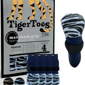 DOK TigerToes Premium Non-Slip Dog Socks