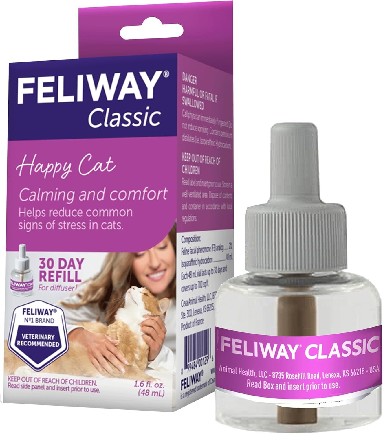 FELIWAY Classic Cat Calming Diffuser Refill