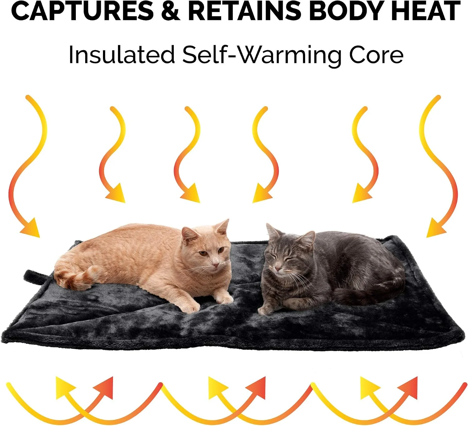 Demonstration of the non-slip base on the Furhaven ThermaNAP bed