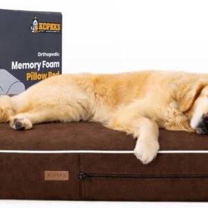 KOPEKS Orthopedic Memory Foam Dog Bed