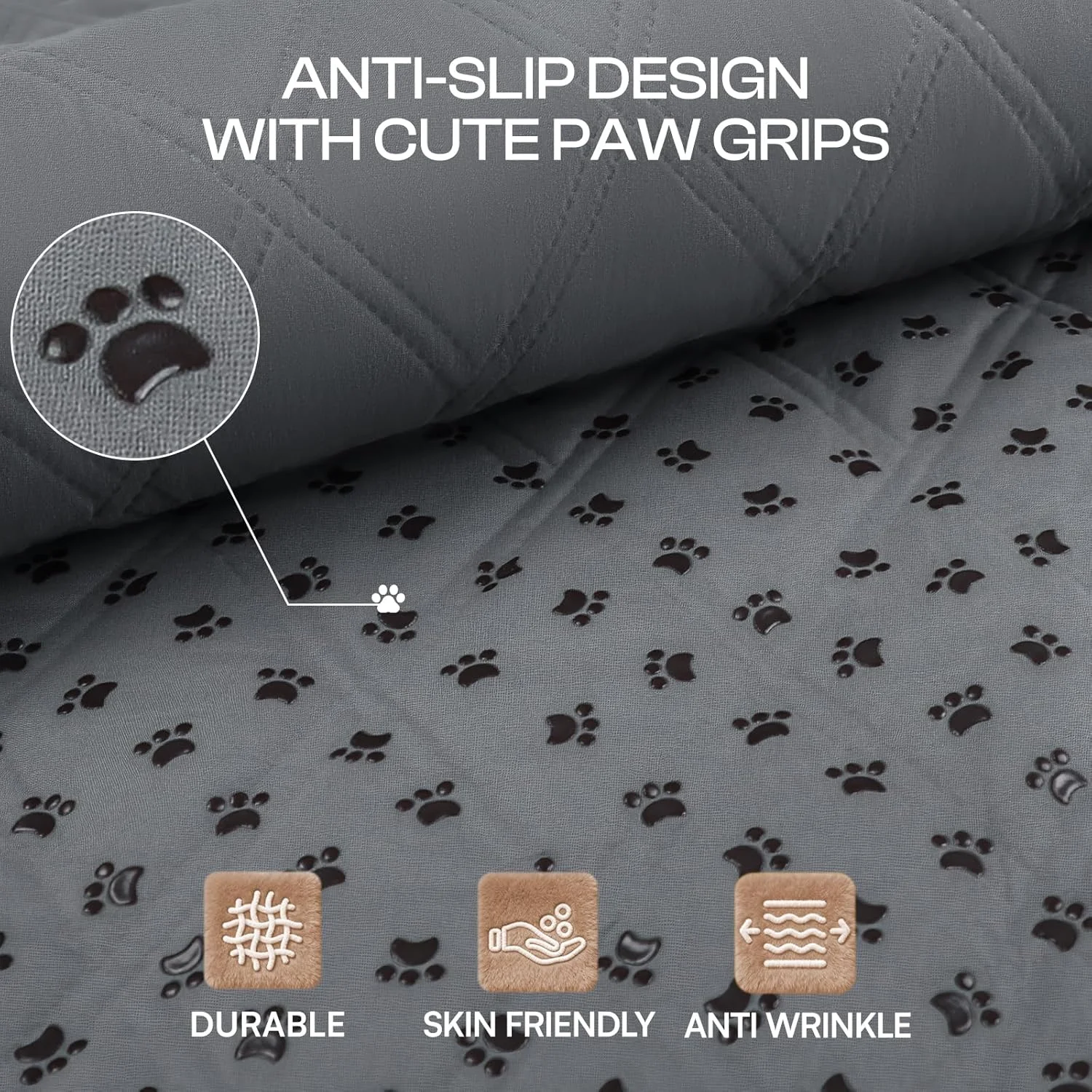 Luciphia Waterproof Couch Blanket dense polyester microfiber material