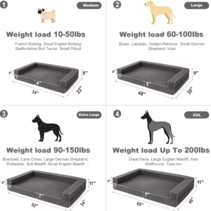 Mama halo Orthopedic Dog Bed Large