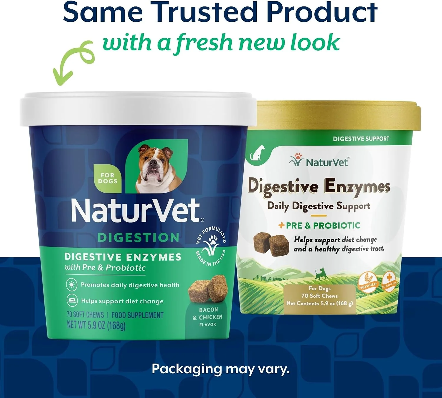 Close-up of NaturVet Digestive Enzymes Soft Chews showing their soft texture