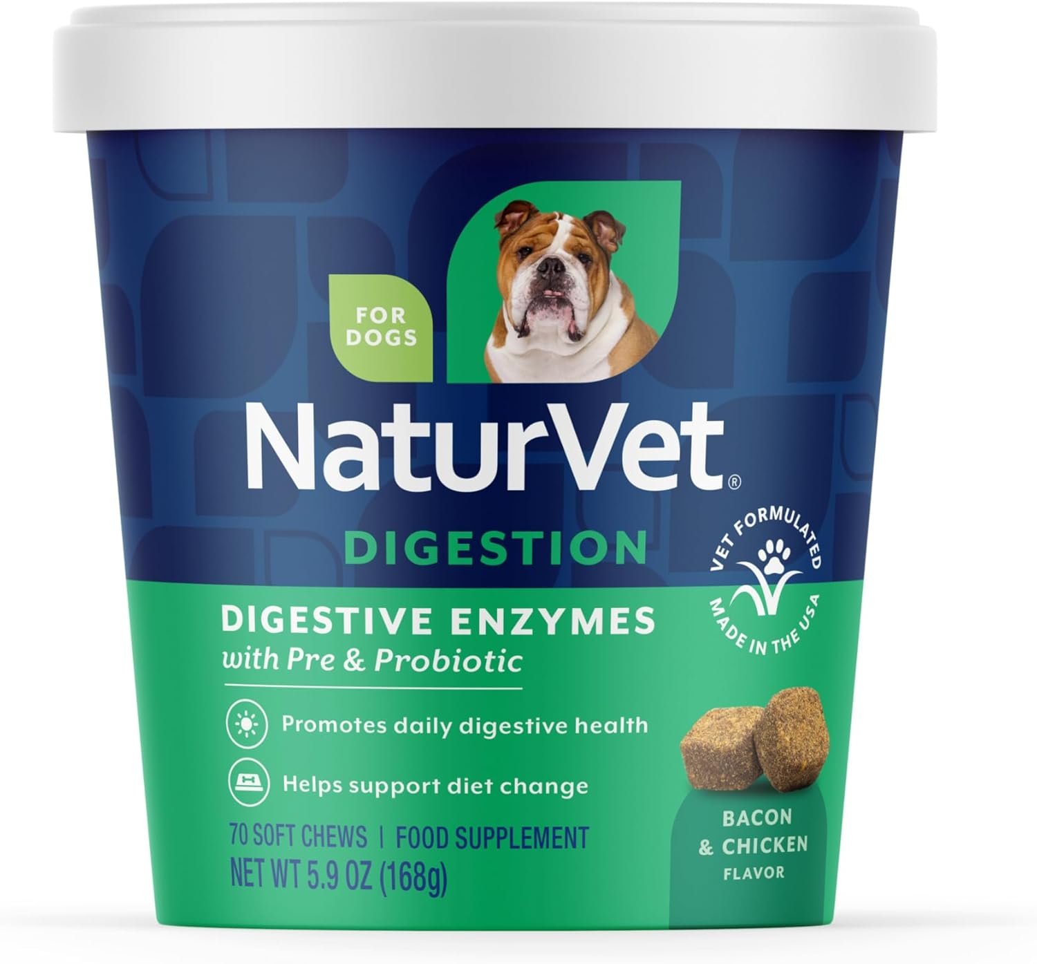 NaturVet Digestive Enzymes Soft Chews