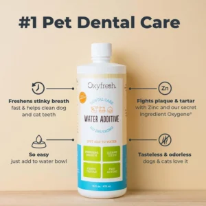 Oxyfresh Premium Pet Dental Care Solution Pet Water Additive view 2