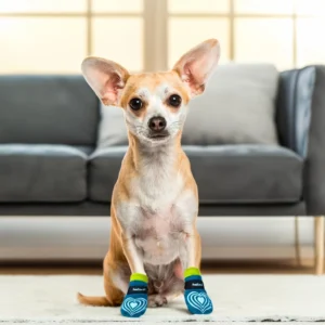 PawFlex Comfy Pawz Cotton Dog Socks view 5