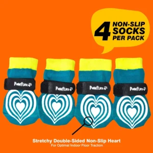PawFlex Comfy Pawz Cotton Dog Socks view 6