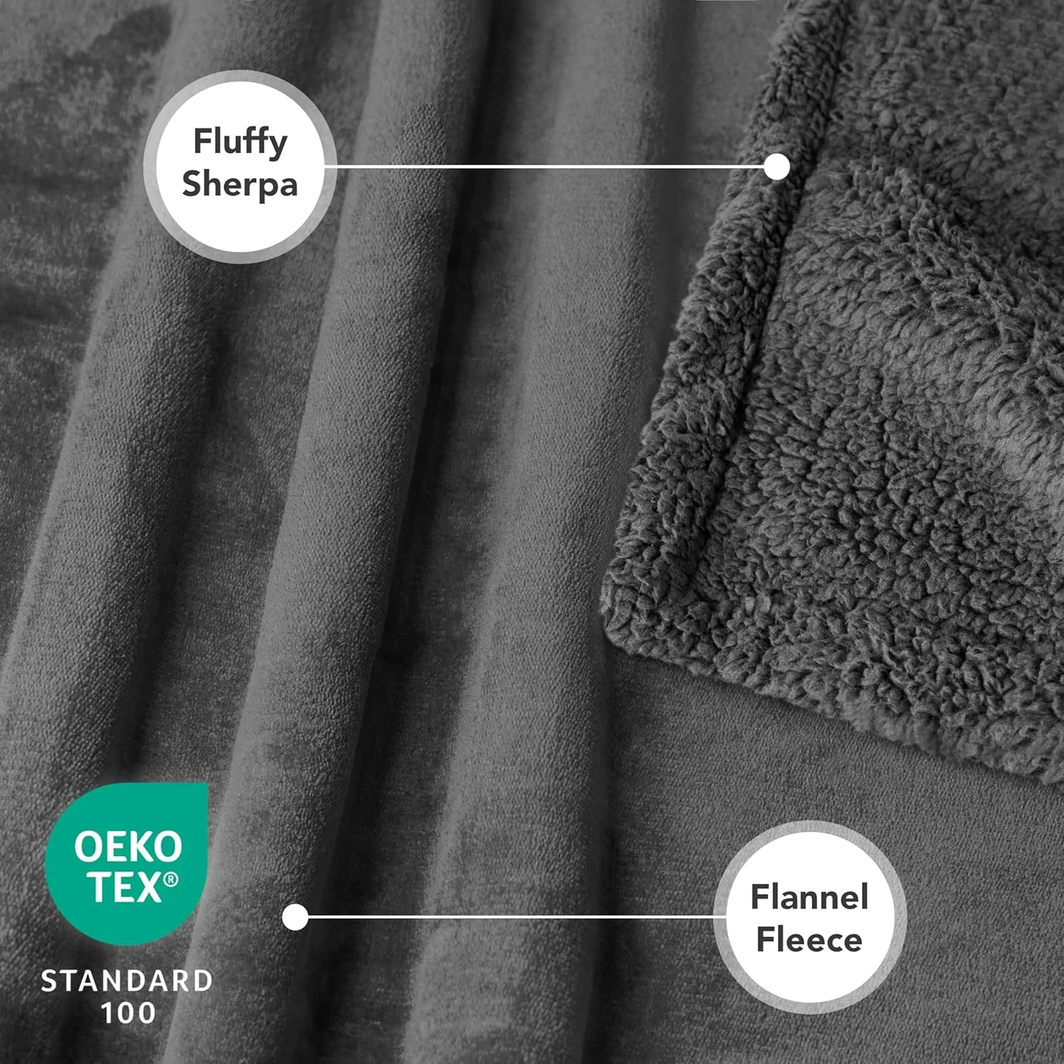 Liquid beading on the waterproof surface of the PetAmi dog blanket