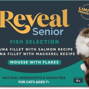 Reveal Natural Wet Senior Cat Food Flakes