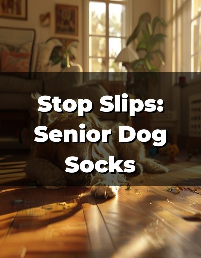 Stop Slips: Senior Dog Socks