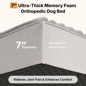 Veehoo Orthopedic Dog Bed view 2