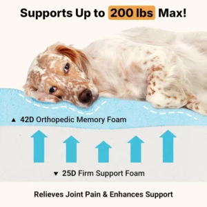 Veehoo Orthopedic Memory Foam Dog Bed view 3