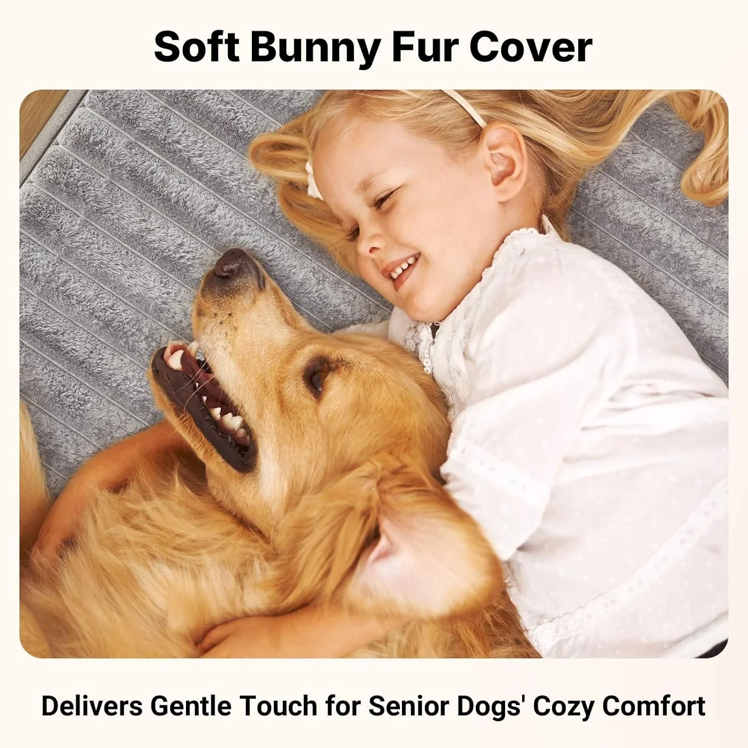Waterproof liner inside the Veehoo orthopedic dog bed