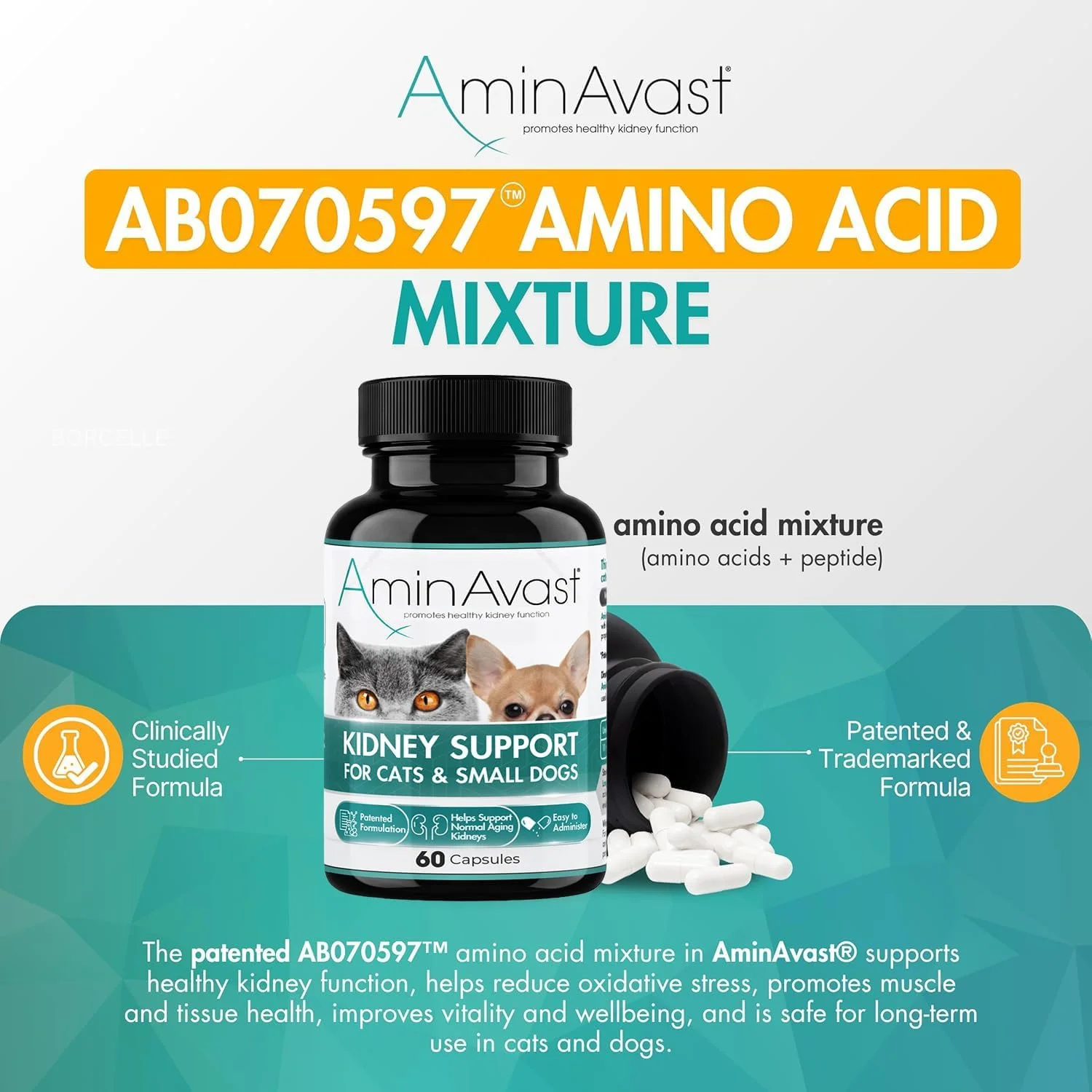 Easy sprinkle capsule for pet food