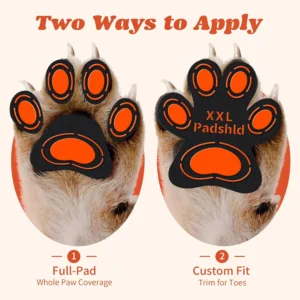 Anti Slip Dog Paw Pads for Senior Dogs - Paw Grips for Hardwood Floors, Enhanced Balance Traction Pads, Breathable Pet Paw Stickers Protectors for Dogs 7 Sets (28 Pcs) S view 6