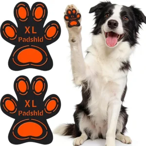 Anti Slip Dog Paw Pads for Senior Dogs - Paw Grips for Hardwood Floors, Enhanced Balance Traction Pads, Breathable Pet Paw Stickers Protectors for Dogs 7 Sets (28 Pcs) S