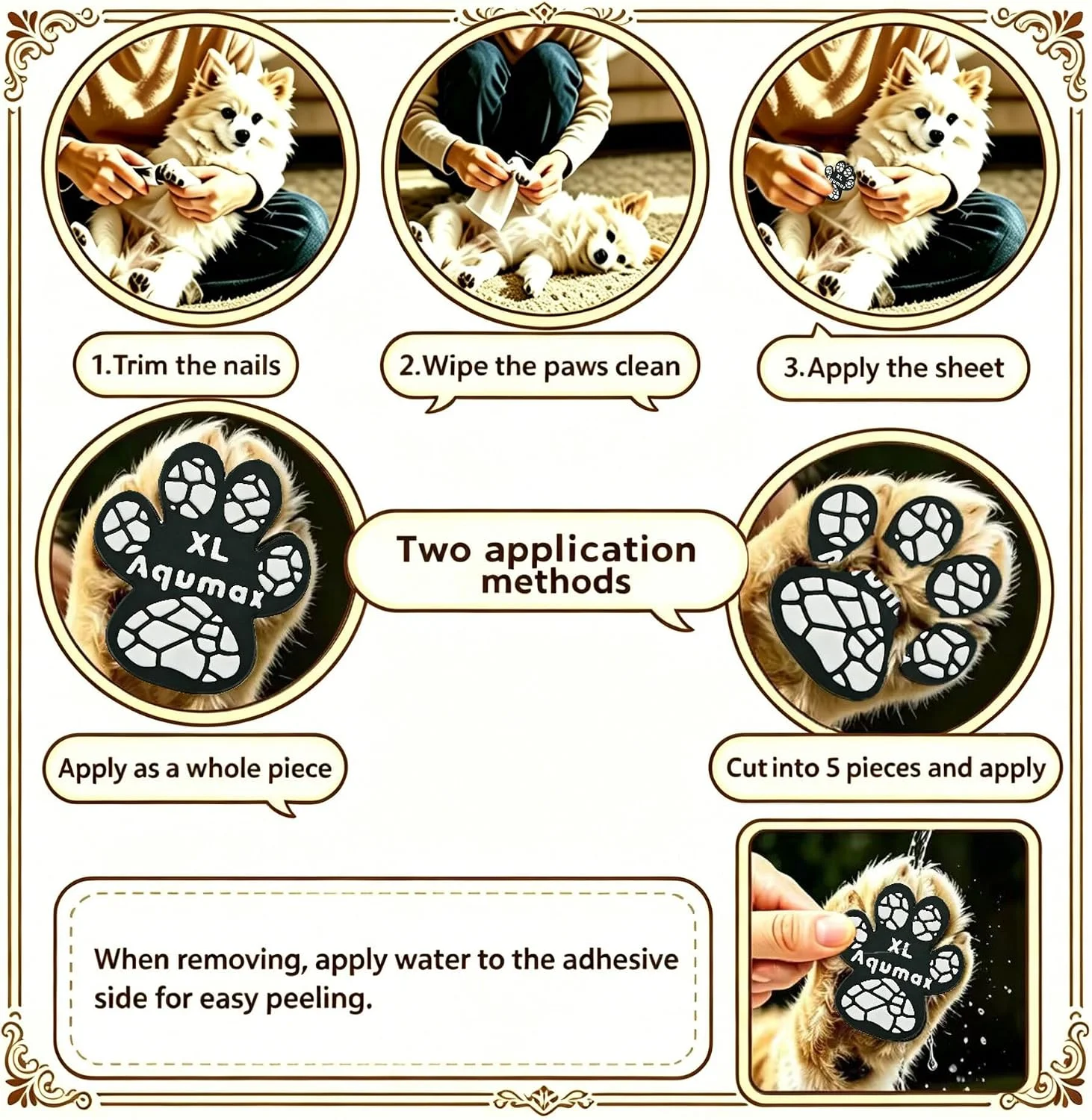 Breathable material technology of dog paw pads