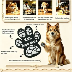 Anti-Slip Dog Paw Pads,Toe Grips for Senior Dogs,Dog Paw Protector Pads for Traction, Dog Shoes Alternative for Hot Pavement, Traction Control on Slippery Hardwood Floors 8 Sets (32 pcs) S view 4