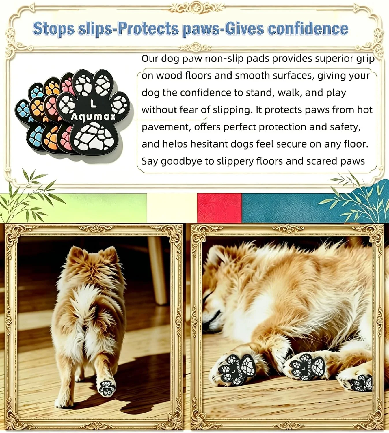 Comparison of paw pads versus dog boots