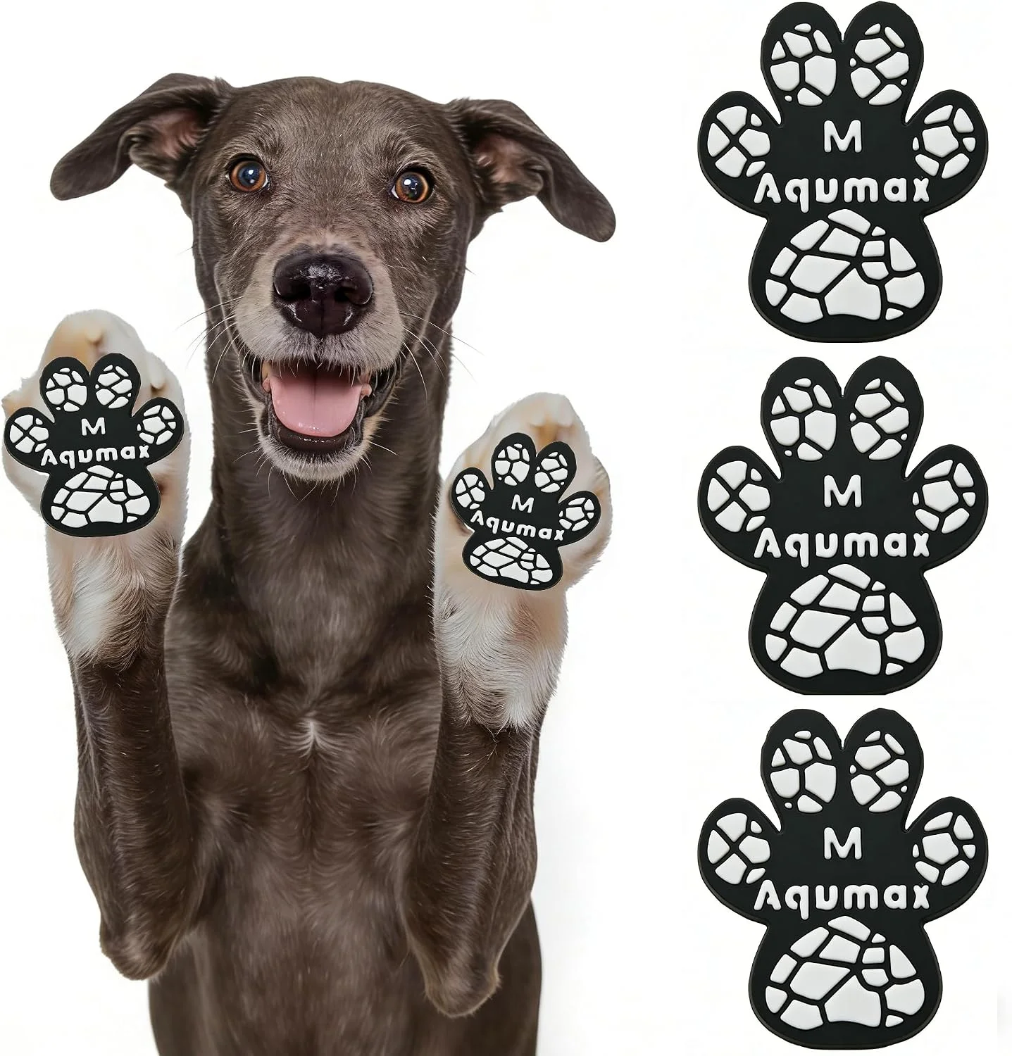 Anti-Slip Dog Paw Pads,Toe Grips for Senior Dogs,Dog Paw Protector Pads for Traction, Dog Shoes Alternative for Hot Pavement, Traction Control on Slippery Hardwood Floors 8 Sets (32 pcs) S