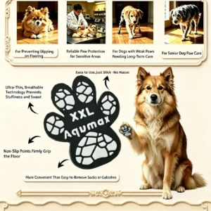 Anti-Slip Dog Paw Pads,Toe Grips for Senior Dogs,Dog Paw Protector Pads for Traction, Dog Shoes Alternative for Hot Pavement, Traction Control on Slippery Hardwood Floors 8 Sets (32 pcs) XL view 5