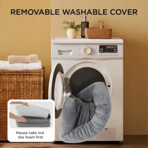Bedsure Orthopedic Dog Beds for Extra Small Dogs- Washable Dog Cat Bed Waterproof, Comfort Pet Couch Sofa with Washable Removable Cover, Pets Bed with Nonskid Bottom, Grey, 20" view 5