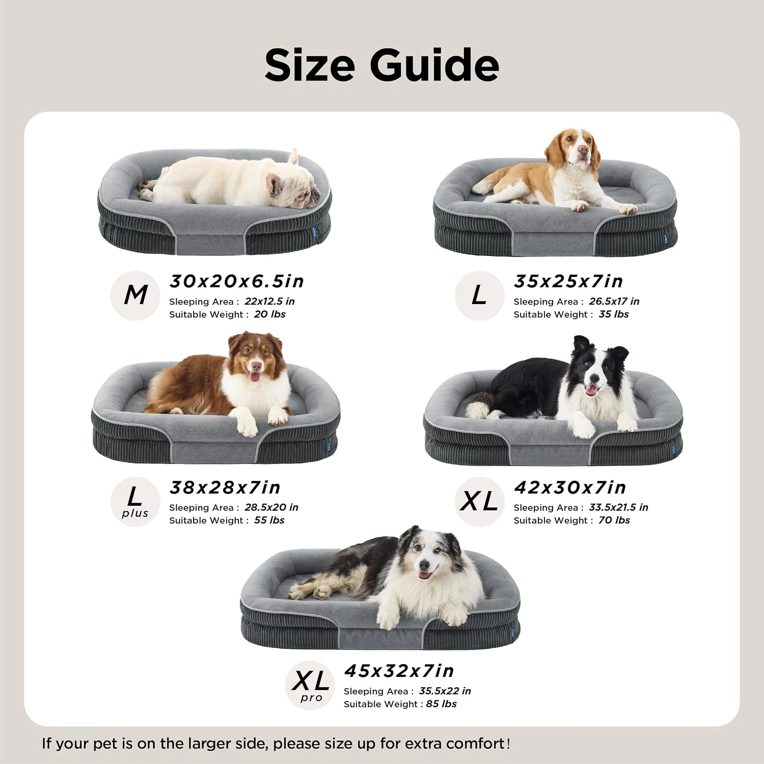 Showing the removable foam insert for easy washing of the dog bed cover