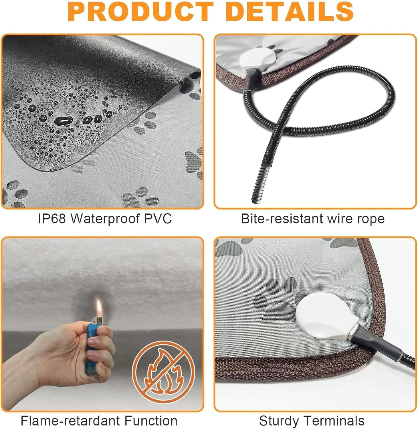 Washable and removable cover details