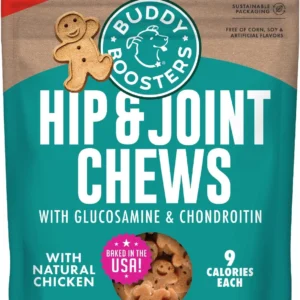 Buddy Biscuits Boosters 5 oz. Bag of Hip and Joint Soft Chews Dog Treats Made with Natural Chicken view 1