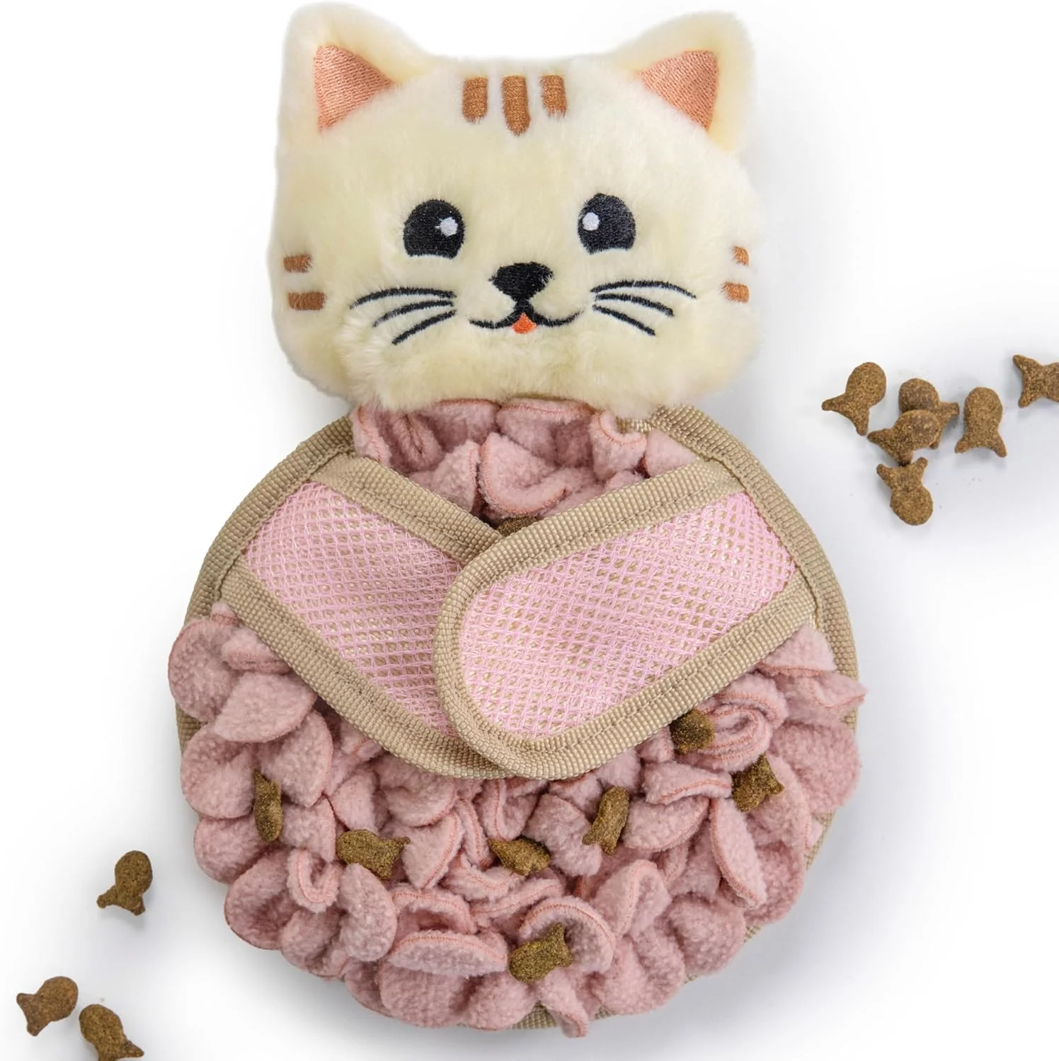Cat playing with Catstages Snuffle Mat