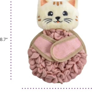 Catstages Snuffle Mat for Cats - Interactive Foraging Toy with Hidden Treats, Non-Slip Base, and Hunting Stimulation for Mental and Physical Activity, 8.7" x 6" view 6