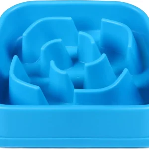 Dexas Slow Feeder Dog Bowl for Healthier Digestion, Teeth and Gums, 6 Cup Capacity, Gray view 5
