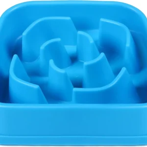 Dexas Slow Feeder Dog Bowl for Healthier Digestion, Teeth and Gums, 6 Cup Capacity, Gray view 6
