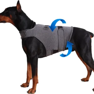 Dog Anxiety Vest - Skin-Friendly Calming Shirt for Thunder, Fireworks, Vet Visits & Separation Anxiety – No Medicine or Training Needed – Suitable for Small, Medium, and Large Dogs view 1