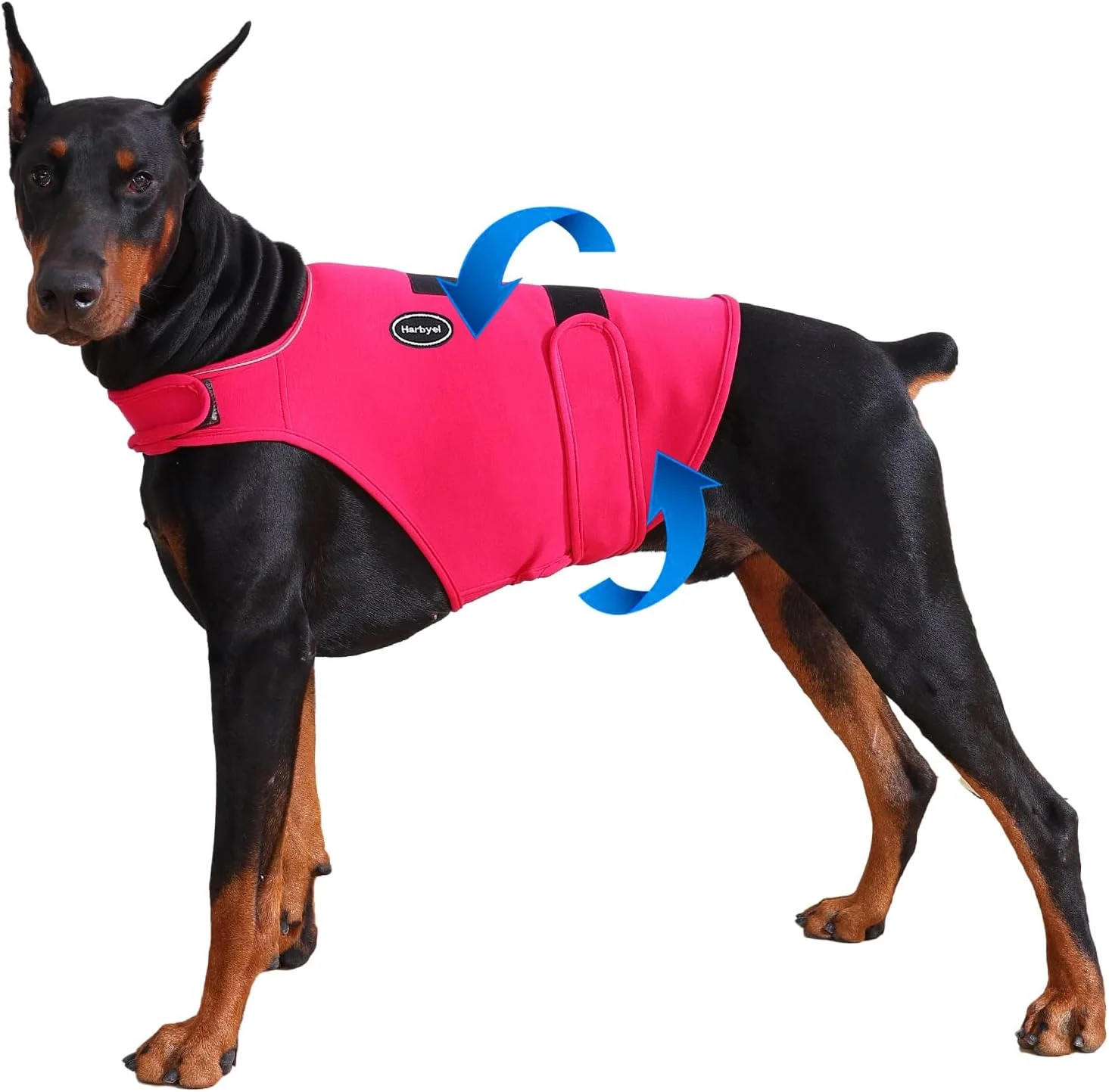 Dog Anxiety Vest - Skin-Friendly Calming Shirt for Thunder, Fireworks, Vet Visits & Separation Anxiety – No Medicine or Training Needed – Suitable for Small, Medium, and Large Dogs