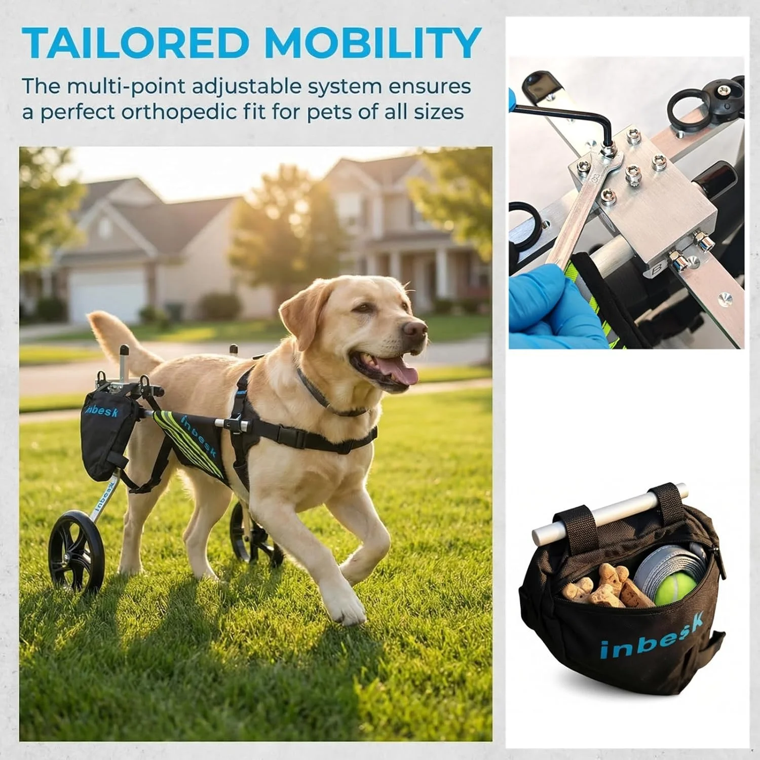 Durable wheels designed for all-terrain walking