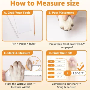 Double Sides Non-Slip Dog Socks to Prevent Licking Paws - Strong Traction for Paw Protector, Senior Dogs, Hardwood Floors, Dog Booties with Grippers - Size Small view 7