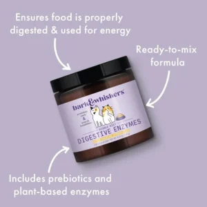 Dr. Mercola Bark & Whiskers Digestive Enzymes – Veterinarian Formulated – for Dogs & Cats – Non-GMO – 150 Scoops – Supports Kibble Digestion view 6