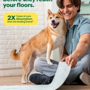 Earth Rated Puppy Pads, Max Absorbency Pee Pads for Dogs, Absorbs 2X Faster & 2X More, Leak Prevention, Potty Training, Fragrance-Free, Unscented, 3XL, 36” x 36”, 24 Count view 2